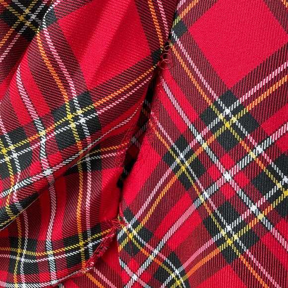 Patterned red dress great for holiday events!!! - Picture 5 of 5